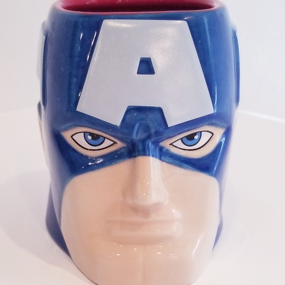 Marvel Mug Cup Blue 3D Blue Captain America